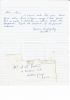 Ada Jane Rapley - Letter from Neville McGrath